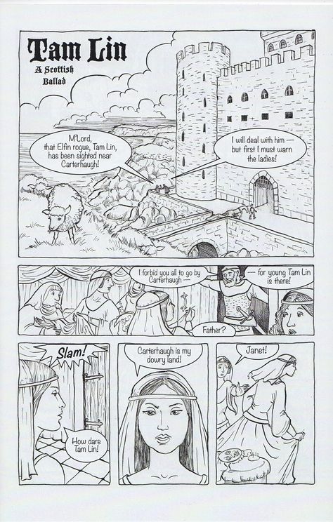 Tam Lin, Page 1 Tam Lin, Celtic Culture, Comics Story, Southern Europe, Creatures Art, The Supernatural, Mythical Creatures Art, Come And Go, British Isles