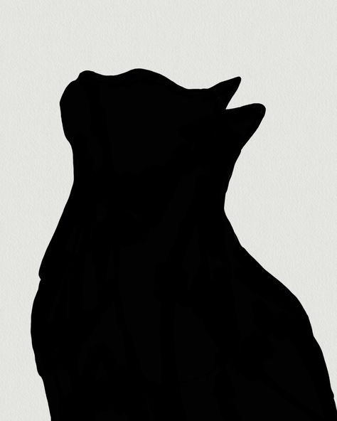 A black shadow of a black cat #digitalpainting #lovekittens #cartooncharater #animals #catoftheday #digitalportraits #catsofinstagram #petstagram #petofinstagram #digitalwork #lovecats Shadow Cat, Cat Shadow, Art Apps, A Black Cat, Black Shadow, August 15, Cat Noir, Cat Day, Cats Of Instagram