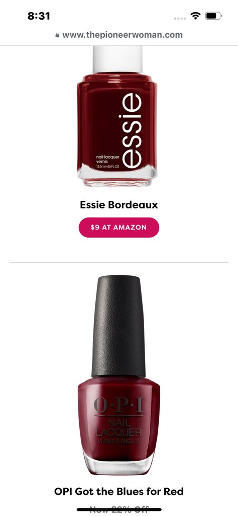 Opi Nail Lacquer, Opi Nails, Nail Lacquer, Essie, Nail Polish, Cherry, Nails, Bordeaux