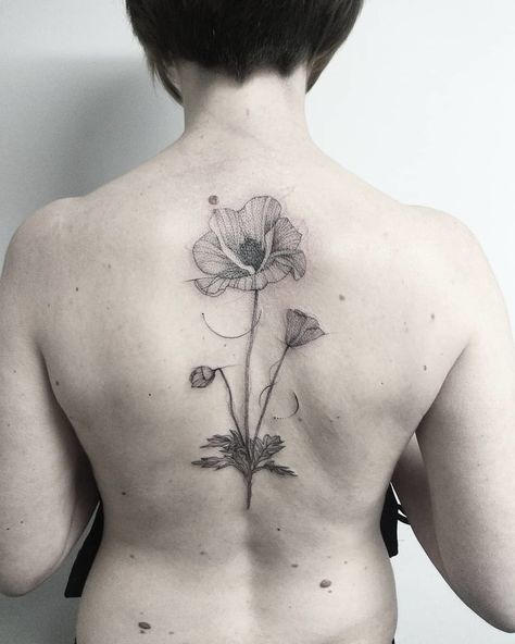 Poppy Tattoo by rtees_ Poppy Tattoo, Poppies Tattoo, Floral Tattoo Design, Collar Bone Tattoo, Side Tattoos, Tattoo Designs And Meanings, Ankle Tattoo, Tattoo Designs For Women, Popular Tattoos