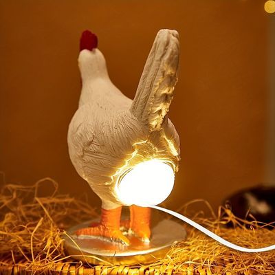 Egg Lamp, Egg Laying Chickens, Sleep Gifts, Bedroom Ambiance, Chicken Decor, Quirky Decor, Area Lighting, Viria, Decorative Table Lamps