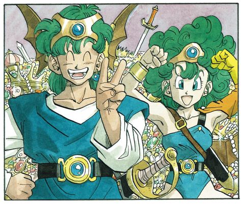 Akira Toriyama Art (@ToriyamaArts) / Twitter Chrono Trigger, Dragon Warrior, Manga Style, Dragon Quest, Dragon Ball Art, Magical Girl, Dragon Ball Z, Art Wallpaper, Game Art