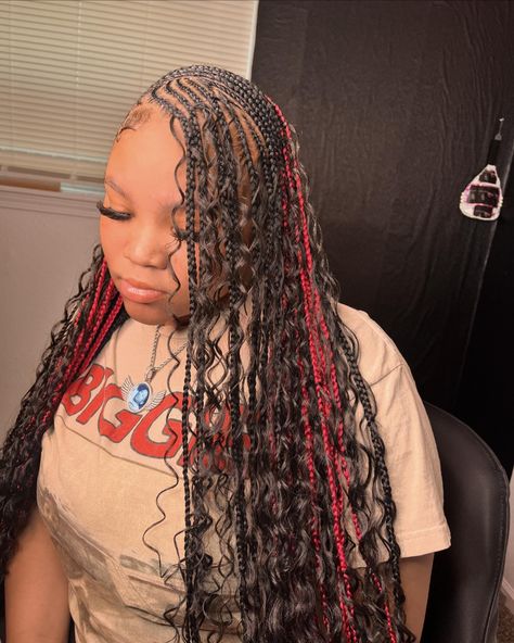 Tribal lemonade braids 😍😍😍 Half Lemonade Braids Half Box Braids, Lemonade Braids Hairstyles, Lemonade Braids, Cute Box Braids, Braid Patterns, Cute Box Braids Hairstyles, Pretty Braided Hairstyles, Black And Blonde, Blonde Bobs