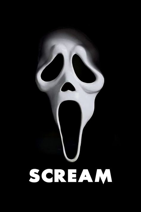 Scream Movie Poster, Scream 4, Scream 1996, Scream 2, Scream 3, Scream Movie, Ghost Face, Movie Poster, Scream