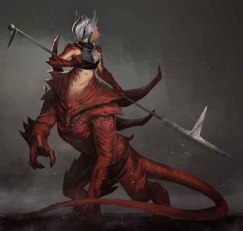 The Red Knight Faction - Album on Imgur Red Knight, Fantasy Beasts, Monster Concept Art, Fantasy Races, Dungeons And Dragons Characters, Fantasy Monster, Wow Art, Monster Design, Creature Concept Art