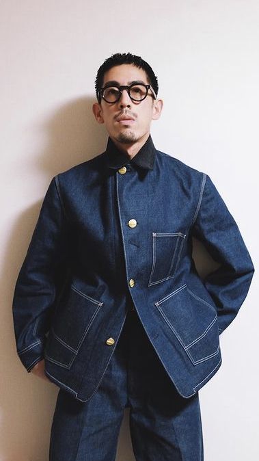 Jesse Baez, 50s Style Outfits, Japanese Workwear, Black Men Fashion Urban, Mode Kimono, Worker Jacket, 일본 패션, Denim Inspiration, Denim Projects