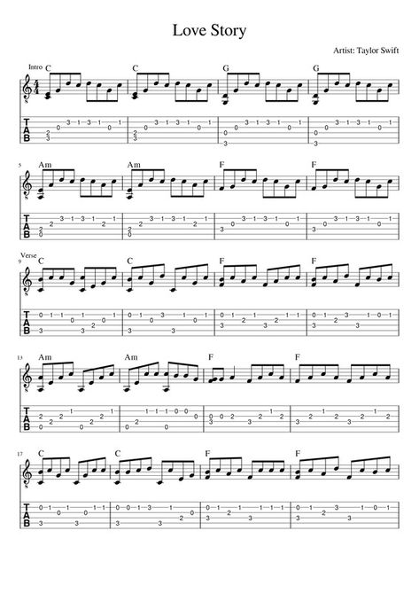 Love Story Guitar Chords, Taylor Swift Guitar Chords, Love Story By Taylor Swift, Taylor Swift Love Story, Lover By Taylor Swift, Ukulele Tabs Songs, Guitar Fingerstyle, Fingerstyle Guitar Lessons, Guitar Tabs Acoustic