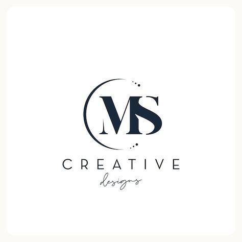 Vecteur création de logo monogram ms, lo... | Premium Vector #Freepik #vector #logo-lettre #m-design #logo #logo-abstrait Ms Monogram Logo Design, Ms Monogram, Ms Logo, Monogram Logo Design, Monogram Logo, Logo Designs, Design Logo, Vector Logo, Logo Branding