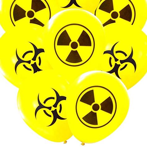 Amazon.com: Radioactive and Biohazard Latex Balloons (16 pcs) by Nerdy Words (Orange): Health & Personal Care Outdoor Holiday Decor, Latex Balloons, Pikachu, Toys Games, Balloons, Personal Care, Disney Characters, Holiday Decor, Orange