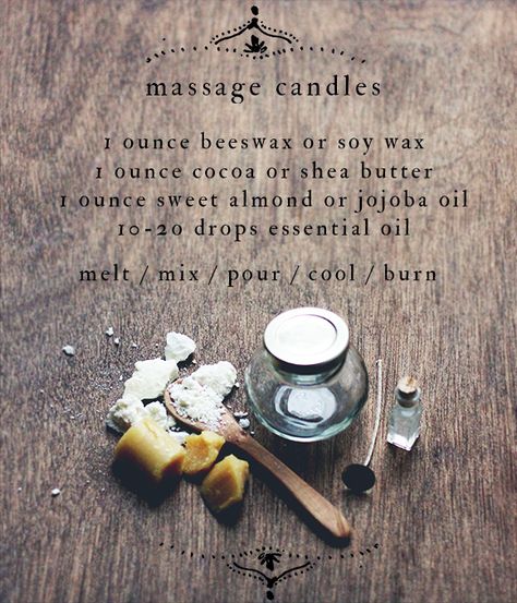 Diy Massage Candle, Massage Candle Recipe, Massage Candles, Lotion Candles, Diy Candles Scented, Crafts Diy Projects, Massage Candle, Candles Scented, Food Candles