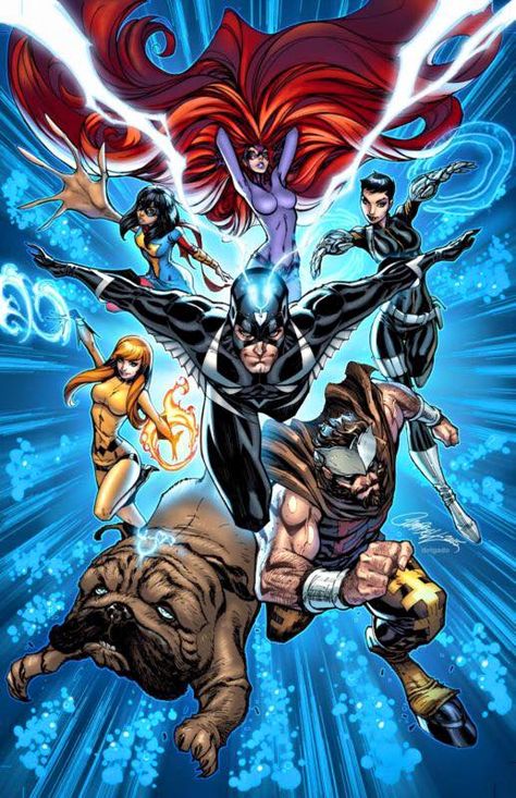 Medusa Marvel, Marvel Inhumans, New Teen Titans, J Scott Campbell, Univers Marvel, Black Bolt, Scott Campbell, Marvel Comic Universe, Marvel Comic Character