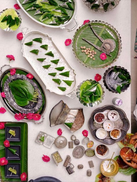 Good Earth, Paan Party, Festive 2022, Celebrations, Atithi Devo Bhava, Paan, Art Of Indian Entertaining, Ancient Text, Diwali Pooja, Food Captions, Silver Pooja Items, Diwali Party, Good Earth, Baby Birthday Cakes, Exotic Food, Wedding Decor Inspiration