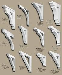 Corbels Exterior, Garage Pergola, Smart Tiles, Decorative Brackets, Lan Can, Wood Brackets, Wood Beams, Craftsman Style, Garage Door