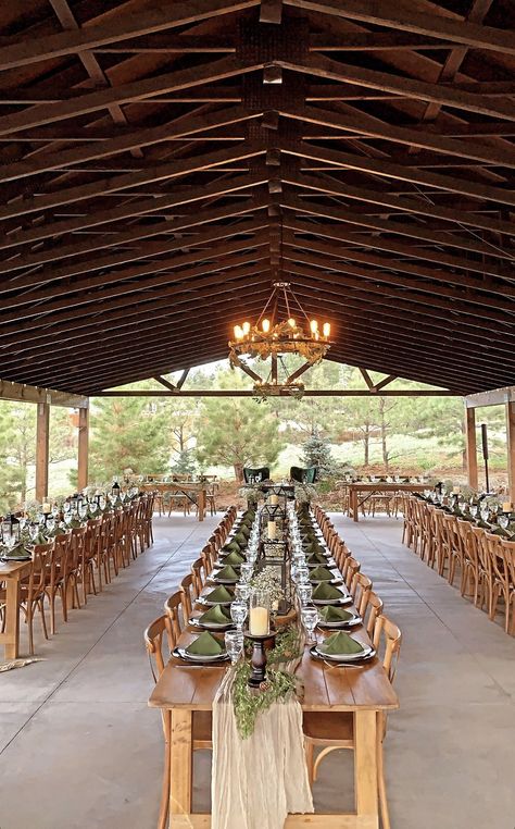 Long Rustic Wedding Tables, Wood Table Setting Wedding, Rustic Rectangle Wedding Tables, Rectangular Reception Tables, Long Farmhouse Tables Wedding, Wooden Long Table Wedding, Long Table Wedding Layout, Rectangle Table Wedding Layout, Wooden Rectangular Tables Wedding