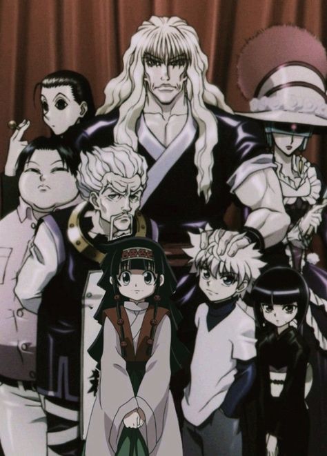 Maha Zoldyck, Zeno Zoldyck, Silva Zoldyck, Kalluto Zoldyck, Zoldyck Family, Alluka Zoldyck, Anime Hunter, Yoshihiro Togashi, Hxh Characters