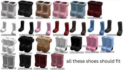 Fluffy Boots Roblox Codes, Roblox Outfit Codes For Berry Ave, Berry Avenue Skirt Codes 3d, Shoes Codes For Berry Ave, Roblox Fit Codes, Roblox Sets, Blocksburg Outfit Codes￼, Boots Code, Y2k Boots