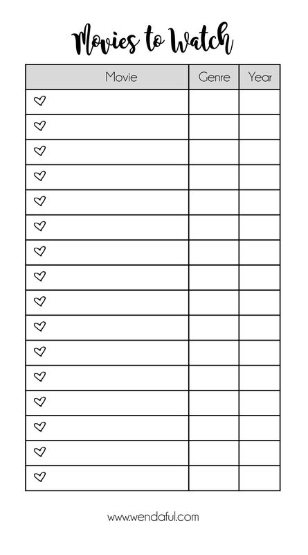 Movie Rating, Journaling Templates, Template Layout Design, Printable Forms, Planner Scrapbooking, 75 Hard, Movie To Watch List, Organization Planner, Bullet Journal Printables