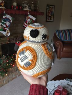 Rattle Crochet, Star Wars Crochet, Rabbit Crochet, Star Wars Crafts, Star Wars Character, Confection Au Crochet, Crochet Geek, Toys Crochet, Simple Crochet