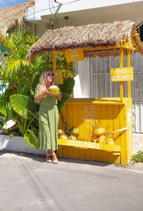 The Best Boutique Experiences in Tulum, Mexico Pop Up Restaurant Ideas, Tiki Drink, Food Carts, Food Cart Design, Pop Up Bar, Cafe Shop Design, Small Cafe, Yucatan Peninsula, Beach Road