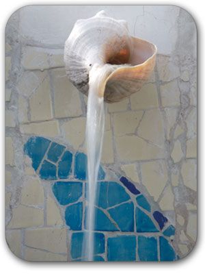 Seashell water spout for outdoor shower. Wow!love this! @TheDailyBasics ♥♥♥ Water Spout, Dream Beach Houses, Beach House Interior, Beach Bathrooms, Decor Minimalist, Outdoor Shower, Beach Cottages, Coastal Living, Beach House Decor