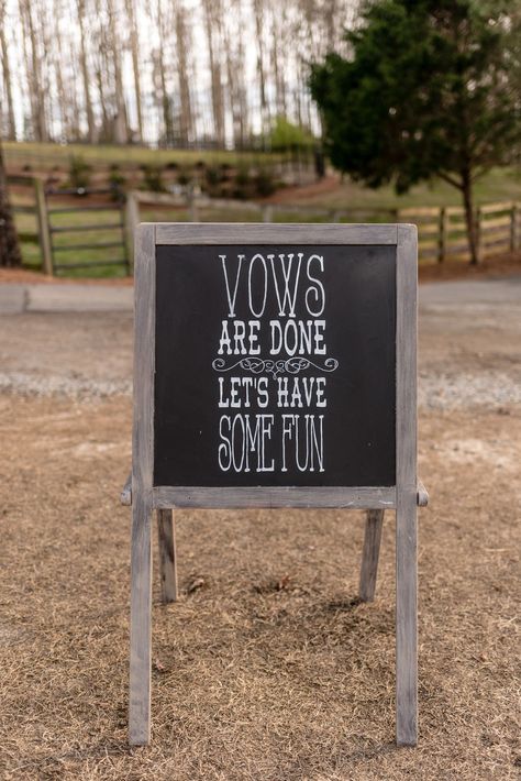 Wedding Day Signs Quotes, Backyard Wedding Signs, Clever Wedding Signs, Fun Wedding Signs, Alternative Weddings, Funny Wedding Signs, Vinyl Business, Newnan Georgia, Unusual Wedding Venues