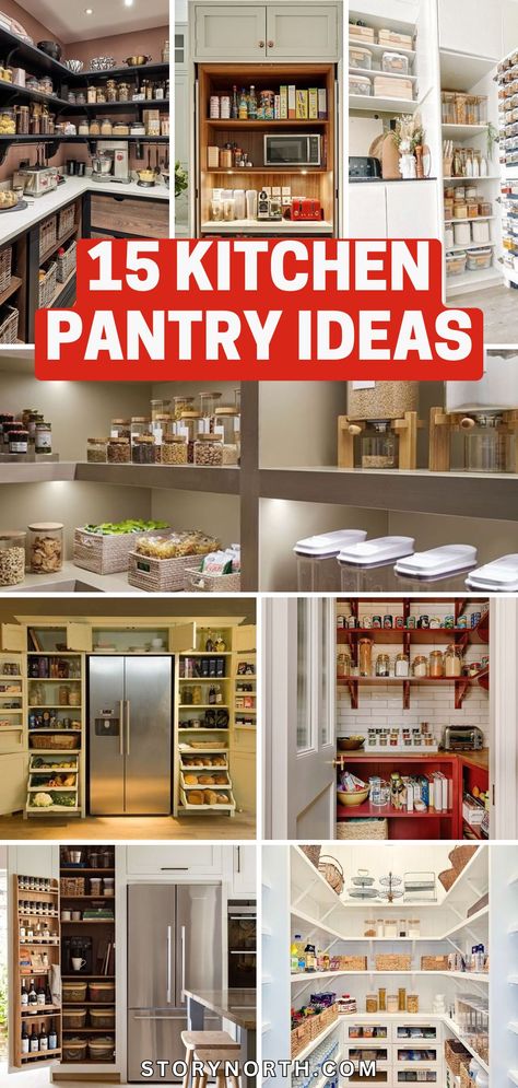 Save this pin for top kitchen pantry ideas that will transform your space into an organized and functional oasis. Discover clever storage solutions and design inspiration to elevate your home! #KitchenPantry #HomeOrganization #DecorTips Spice Kitchen Design, Best Paint For Trim, Modern Farmhouse Pantry, Under Shelf Lighting, Kitchen Pantry Ideas, Best Paint Sprayer, Complete Kitchen Remodel, Kitchen Pans, Counter Top Accessories