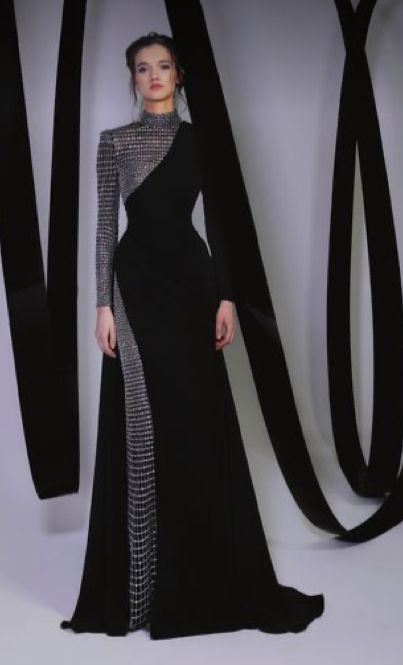 Turtle Neck Gown, Gown Aesthetic, High Neck Gown, Tony Ward, Classy Dress Outfits, Gala Dresses, Glam Dresses, Dresses To Wear To A Wedding, Classy Dress