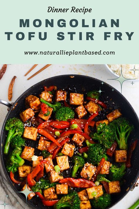 Sticky Tofu, Teriyaki Tofu, Miso Glaze, Tofu Stir Fry, Mongolian Beef, Homemade Teriyaki Sauce, Spicy Dishes, Crispy Tofu, Extra Firm Tofu