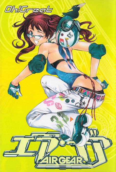 Oh Great, Air Gear, Anime Poster, Anime Character, A Girl, A Woman, Twitter, Anime