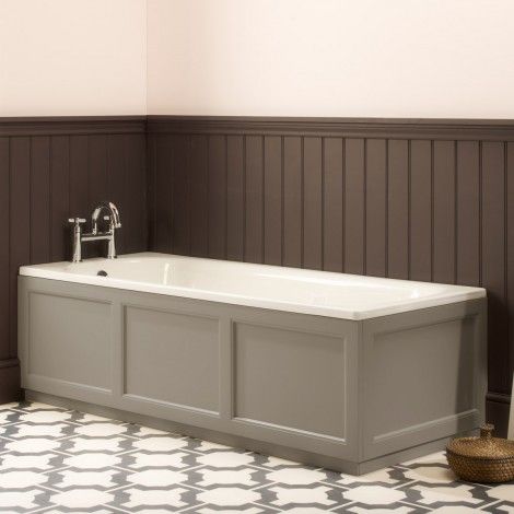 Hampton Furniture, Wooden Bath Panel, Paneling Makeover, Bathroom Paneling, Roper Rhodes, Bathroom Wall Panels, Wooden Bath, Bath Panel, Stunning Bathrooms