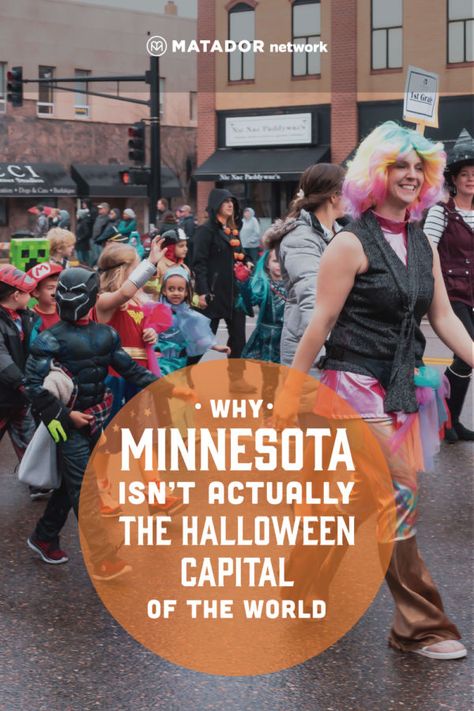 Anoka, Minnesota, claims to have the first Halloween parade in the United States as the “Halloween Capital of the World.” Here’s the real story. Anoka Minnesota Halloween, Anoka Minnesota, Halloween Destinations, Minnesota Life, Link Halloween, George Green, Halloween Pranks, Halloween Travel, Halloween Parade