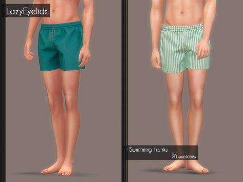 Swimwear | Patreon Sims 4 Men Clothing, Sims 4 Male Clothes, Sims 4 Download, Sims 4 Dresses, The Sims 4 Download, Mens Trunks, Sims 4 Collections, Swimming Trunks, Mens Swim Shorts