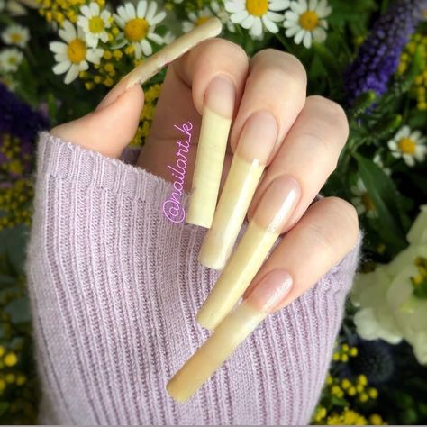 Natural Nails Square, Old Black Women, Super Long Nails, Female Nails, Big Nails, Extremely Long Nails, Nails Matching, Very Long Nails, Beautiful Long Nails