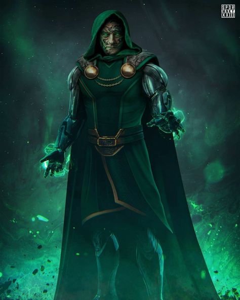 Doctor Doom Art, Book Villains, Doctor Doom Marvel, Victor Von Doom, Batman Silhouette, Red Hood Comic, Impending Doom, Comic Book Villains, Ajin Anime