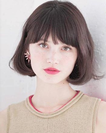 Bob On Straight Hair, French Bob Straight Hair, Style A Short Bob, Bob Straight Hair, Hairstyles Lob, Hair Tumblr, Women Haircuts, Bob Straight, French Bob