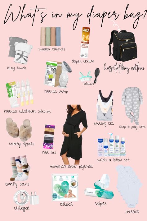 Hey moms and soon-to-be moms! As soon I hit my third trimester, I "try" to start packing my diaper/hospital bag so when it's time to go, I am mostly ready. lol. What do you think should be inside your hospital/ diaper bag? :) #motherhood #parenting #baby #breastfeeding Packing Diaper Bag, Hospital Bag For Mom To Be, Packing Hospital Bag, Pregnancy Hospital Bag, Baby Hospital Bag, Baby Delivery, Hospital Bag Essentials, Diaper Bag Essentials, Best Diaper Bag