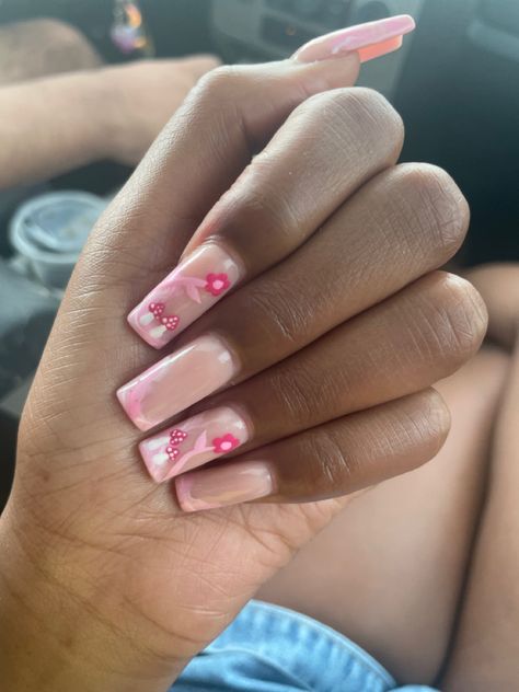 Pink Mushroom Nails, Mushroom Nails, Pink Mushroom, Short Gel Nails, Nail Ideas, Gel Nails, Stuffed Mushrooms, Nails, Pink