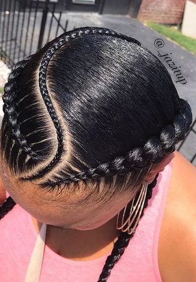 Two Braid Hairstyles, 2 Braids, Feed In Braids Hairstyles, African Hair Braiding Styles, Braided Cornrow Hairstyles, Feed In Braid, Two Braids, Girls Hairstyles Braids, Beautiful Braids