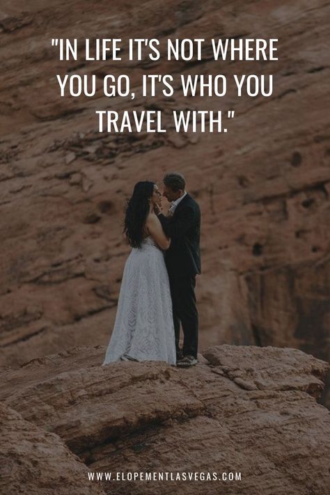 We created these quote images for our couples who are obsessed with all things love and adventure. We hope they inspire you!  adventure quote | travel quote | wedding quotes | Las vegas elopement | elopement ideas | las vegas elopement packages #lasvegaselopement #elopelasvegas  www.elopementlasvegas.com Quotes About Eloping, Elope Quotes, Wedding Program Template Free, Elopement Washington State, Elopement Hike, Las Vegas Elopement Announcement, Adventure Quote, Quote Wedding, Quote Travel