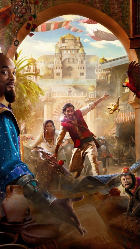 Best Love Movies, Aladdin Wallpaper, Disney Live Action Movies, Aladdin 2019, Disney Live, Images Disney, Inspirational Movies, Baby Driver, Aladdin And Jasmine