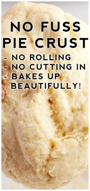 Pie Crust Recipe Easy, Easy Pie Crust, Pie Crust Recipe, Pastry Pie, Easy Pie, Homemade Pie Crusts, Pie Crust Recipes, Pie Tart, Pie Cake