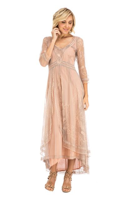 Romantic & Bohemian Style Dresses by Nataya Nataya Dress, Victorian Lace Dress, Vintage Inspired Wedding Gown, Boho Mother, Bridal Dresses Vintage, Vintage Inspired Wedding Dresses, Mother Of Bride Outfits, Gaun Fashion, Tea Party Dress