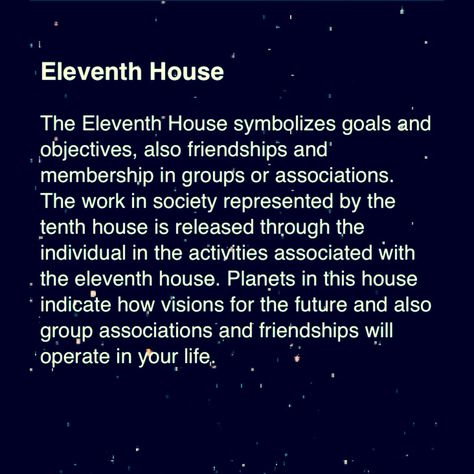 (11th house) (Aquarius) 11th House Astrology, House Astrology, Modern Tarot Deck, Planets Aligned, Chart Astrology, Tarot Guide, Stars Align, Astrological Symbols, Woo Woo