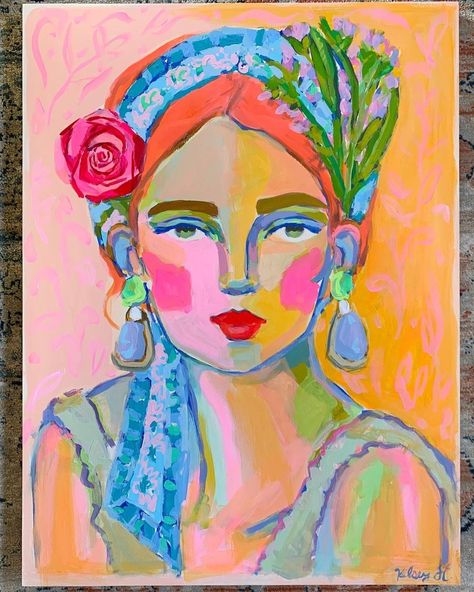 Anime Painting, Canvas Art Projects, Tableau Art, Tropical Island, Painting Art Projects, Wood Panel, Face Art, On Vacation, Birch Wood