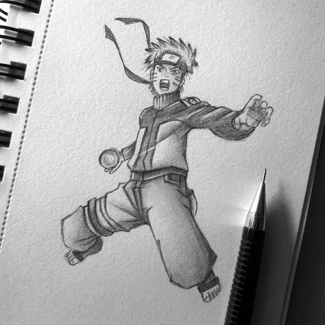 Naruto With Rasengan, Rasengan Drawing, Drawing Naruto, Easy Love Drawings, Sketch Pencil, Anime Body Drawing, Graphite Drawings, Naruto Shippuden Anime, Love Drawings