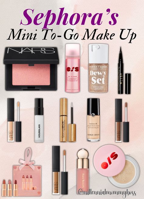 Discover the magic of beauty in miniature with Sephora’s Mini to Go Makeup essentials. Elevate your beauty routine with these travel-sized treasures that bring glamour wherever life takes you. 💄✈️🌟 #SephoraMiniMakeup #OnTheGoBeauty #BeautyEssentials #LTKbeauty #LTKGiftGuide Mini Products For Travel, Mini Makeup Products, Mini Makeup Sets, Sephora Minis, Mini Makeup Kit, Mini Cosmetics, Travel Size Makeup Minis, Mini Essentials, Travel Makeup Kit