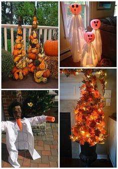 I rounded up my favorite ideas to turn a boring tomato cage into a wonderful… Tomato Cage Halloween Decorations, Tomato Cage Crafts, Pumpkin Diy, Treats Halloween, Halloween Outside, Art Pumpkin, Casa Halloween, Easy Treat, Labu Halloween