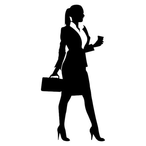 Business Women Images, Lady Silhouette Woman, Business Woman Drawing, Women Vector, Lady Silhouette, Creepy Photography, Woman In Suit, Corporate Women, Working Drawing