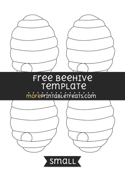 Free Beehive Template - Small Beehive Printable Free, Bee Hive Printable Free, Beehive Template Free Printables, Bee Hive Template, Beehive Template, Turtle Classroom, Critter Crafts, Beehive Pattern, Bee Template