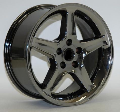 Black Chrome Rims Black And Chrome Rims, Honda Accord Accessories, Engine Coffee Table, Powder Coating Oven, Chrome Rims, Harley Davidson Chopper, Chrome Powder, Rims For Cars, Black Rims